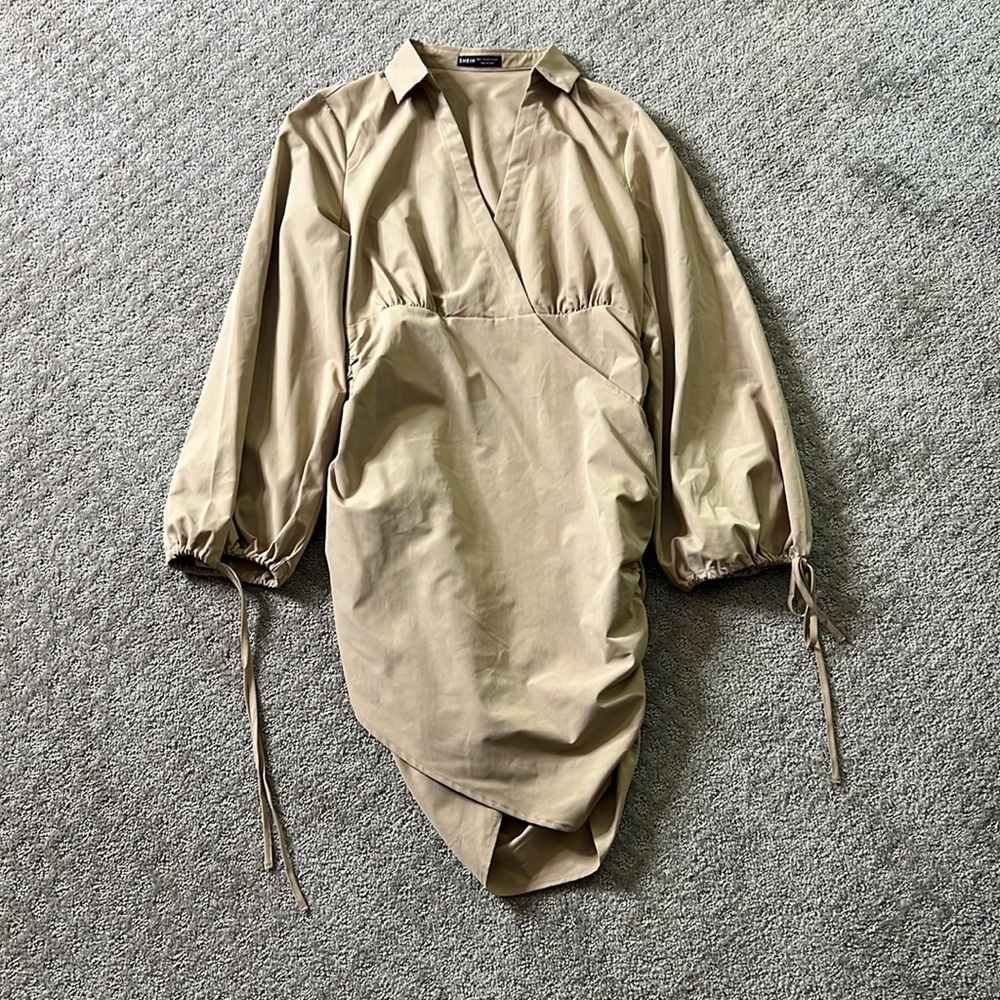 Shein dress Tan